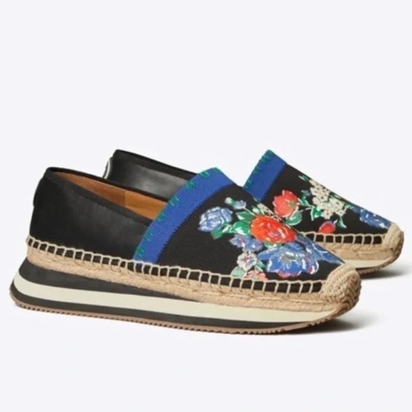 TORY BURCH Daisy Slip-ON Trainer Espadrilles Size 8 New in Box